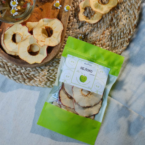 Яблоки сушеные кольцами